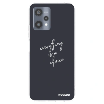 Picasee silikónový prehľadný obal pre Realme 9 Pro 5G - Všetko je na tebe