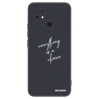Picasee silikónový čierny obal pre Xiaomi Redmi 10C - Všetko je na tebe