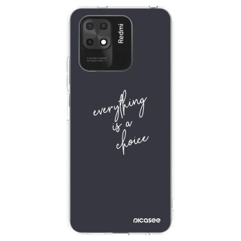 Picasee silikónový prehľadný obal pre Xiaomi Redmi 10C - Všetko je na tebe