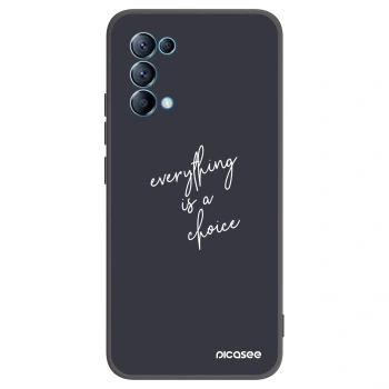 Picasee silikónový čierny obal pre OPPO Reno 5 5G - Všetko je na tebe
