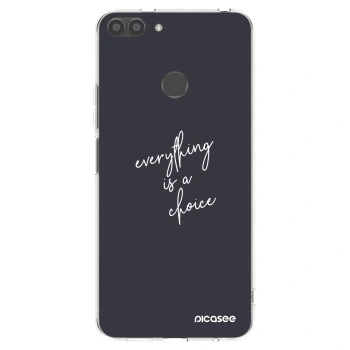 Picasee silikónový prehľadný obal pre Huawei P Smart - Všetko je na tebe