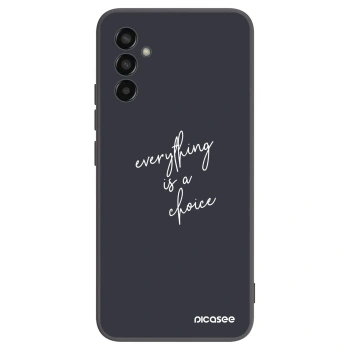 Picasee silikónový čierny obal pre Samsung Galaxy M13 M135F - Všetko je na tebe