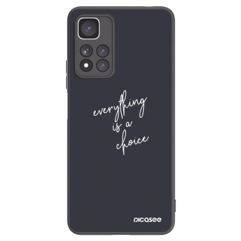 Picasee silikónový čierny obal pre Xiaomi Redmi Note 11 Pro+ 5G - Všetko je na tebe
