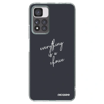 Picasee silikónový prehľadný obal pre Xiaomi Redmi Note 11 Pro+ 5G - Všetko je na tebe