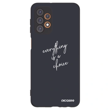 Picasee silikónový čierny obal pre Samsung Galaxy A23 A235F 4G - Všetko je na tebe