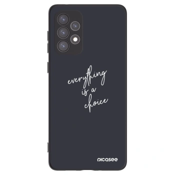 Picasee silikónový čierny obal pre Samsung Galaxy A73 5G - Všetko je na tebe