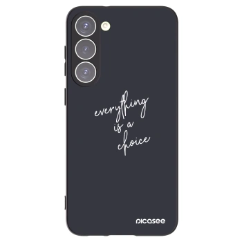 Picasee silikónový čierny obal pre Samsung Galaxy S23+ 5G - Všetko je na tebe