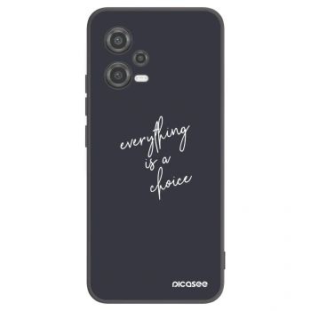 Picasee silikónový čierny obal pre Xiaomi Poco X5 - Všetko je na tebe