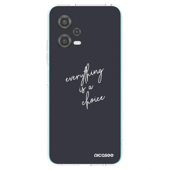 Picasee silikónový prehľadný obal pre Xiaomi Poco X5 - Všetko je na tebe