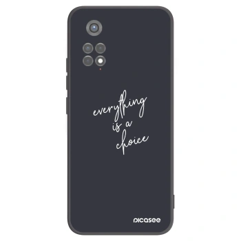 Picasee silikónový čierny obal pre Xiaomi Redmi Note 11S 5G - Všetko je na tebe