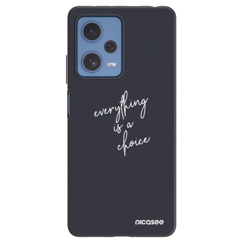 Picasee silikónový čierny obal pre Xiaomi Redmi Note 12 Pro 5G - Všetko je na tebe