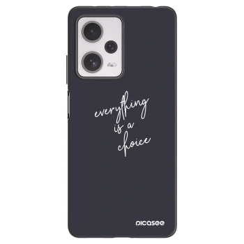 Picasee silikónový čierny obal pre Xiaomi Redmi Note 12 Pro+ 5G - Všetko je na tebe