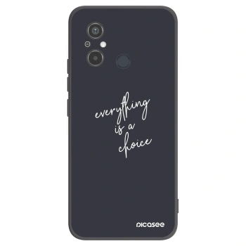 Picasee silikónový čierny obal pre Xiaomi Redmi 12C - Všetko je na tebe