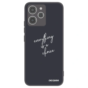 Picasee silikónový čierny obal pre Xiaomi Redmi 12 4G - Všetko je na tebe