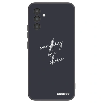 Picasee silikónový čierny obal pre Samsung Galaxy A04s A047F - Všetko je na tebe