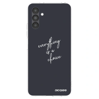 Picasee silikónový prehľadný obal pre Samsung Galaxy A04s A047F - Všetko je na tebe