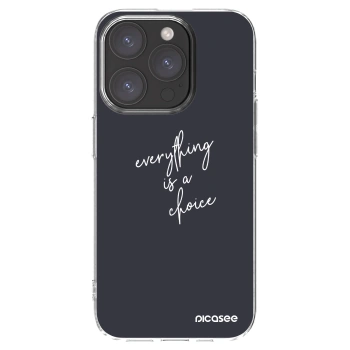 Picasee silikónový prehľadný obal pre Apple iPhone 15 Pro - Všetko je na tebe