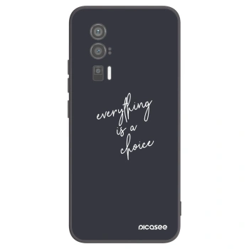 Picasee silikónový čierny obal pre Xiaomi Poco F5 Pro 5G - Všetko je na tebe