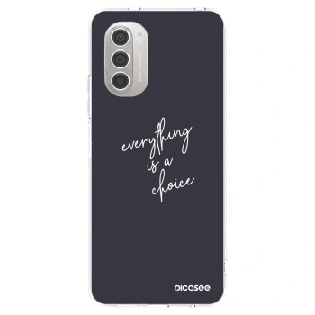 Picasee silikónový prehľadný obal pre Motorola Moto G51 - Všetko je na tebe