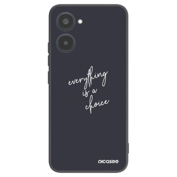 Picasee silikónový čierny obal pre Realme 10 4G - Všetko je na tebe