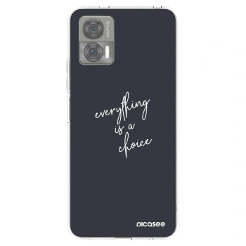 Picasee silikónový prehľadný obal pre Motorola Edge 30 Neo - Všetko je na tebe