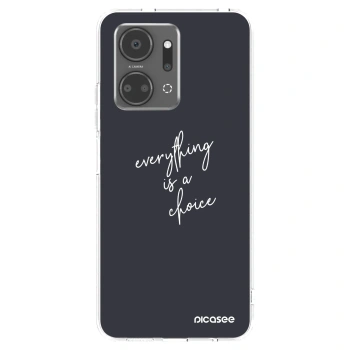 Picasee silikónový prehľadný obal pre Honor X7a - Všetko je na tebe