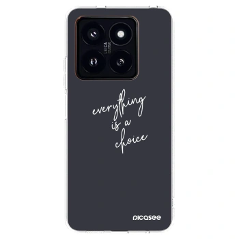 Picasee silikónový prehľadný obal pre Xiaomi 14 Pro - Všetko je na tebe