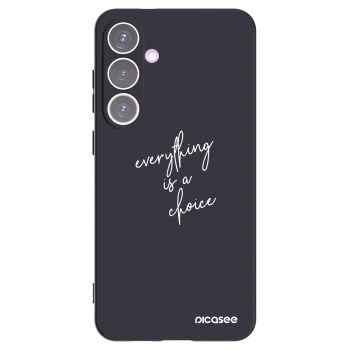 Picasee silikónový čierny obal pre Samsung Galaxy S24+ S926B 5G - Všetko je na tebe