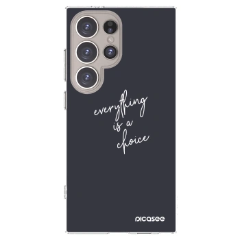 Picasee silikónový prehľadný obal pre Samsung Galaxy S24 Ultra S928B 5G - Všetko je na tebe