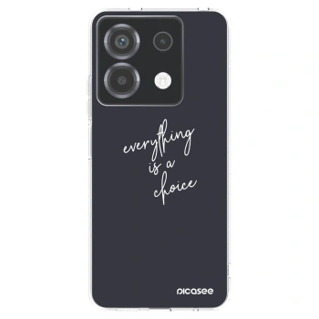 Picasee silikónový prehľadný obal pre Xiaomi Poco X6 - Všetko je na tebe