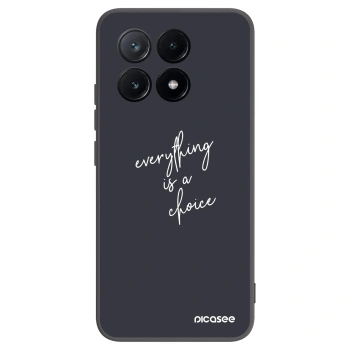 Picasee silikónový čierny obal pre Xiaomi Poco X6 Pro - Všetko je na tebe