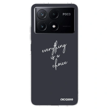 Picasee silikónový prehľadný obal pre Xiaomi Poco X6 Pro - Všetko je na tebe