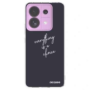 Picasee silikónový prehľadný obal pre Xiaomi Redmi Note 13 Pro 5G - Všetko je na tebe