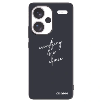 Picasee silikónový čierny obal pre Xiaomi Redmi Note 13 Pro+ 5G - Všetko je na tebe