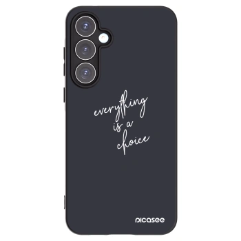 Picasee silikónový čierny obal pre Samsung Galaxy A55 5G A556B - Všetko je na tebe