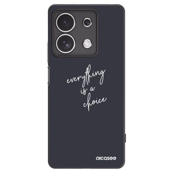 Picasee silikónový čierny obal pre Xiaomi Redmi Note 13 4G - Všetko je na tebe