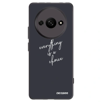 Picasee silikónový čierny obal pre Xiaomi Redmi A3 - Všetko je na tebe