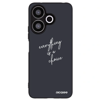 Picasee silikónový čierny obal pre Xiaomi Redmi 13 4G - Všetko je na tebe