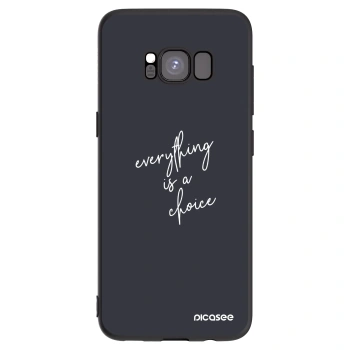 Picasee silikónový čierny obal pre Samsung Galaxy S8 G950F - Všetko je na tebe