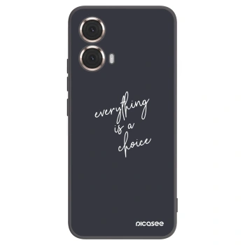 Picasee silikónový čierny obal pre Motorola Moto G85 - Všetko je na tebe