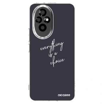 Picasee silikónový prehľadný obal pre Honor 200 Pro 5G - Všetko je na tebe