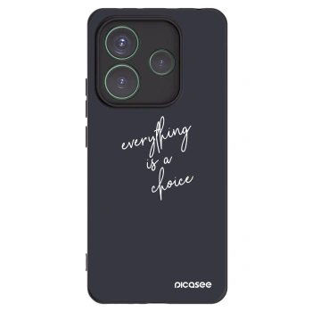 Picasee silikónový čierny obal pre Xiaomi Redmi Note 14 5G - Všetko je na tebe