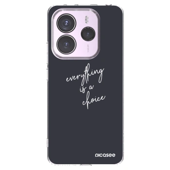 Picasee silikónový prehľadný obal pre Xiaomi Redmi Note 14 5G - Všetko je na tebe