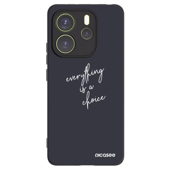 Picasee silikónový čierny obal pre Xiaomi Redmi Note 14 4G - Všetko je na tebe