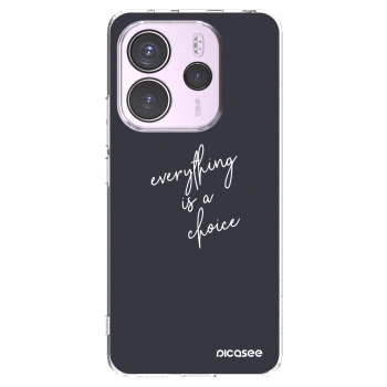 Picasee silikónový prehľadný obal pre Xiaomi Redmi Note 14 4G - Všetko je na tebe