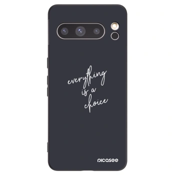Picasee silikónový čierny obal pre Google Pixel 8 Pro - Všetko je na tebe