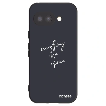 Picasee silikónový čierny obal pre Google Pixel 9a - Všetko je na tebe