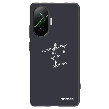 Picasee silikónový čierny obal pre Xiaomi Poco F7 Pro 5G - Všetko je na tebe