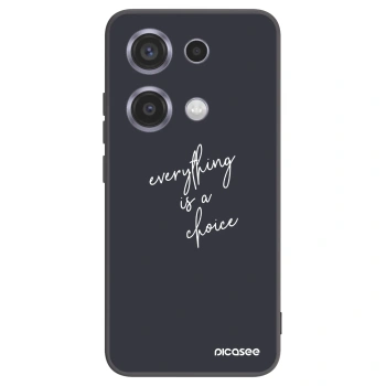 Picasee silikónový čierny obal pre Xiaomi Redmi Note 14S - Všetko je na tebe