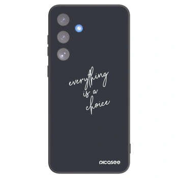 Picasee silikónový čierny obal pre Samsung Galaxy S25 FE 5G - Všetko je na tebe